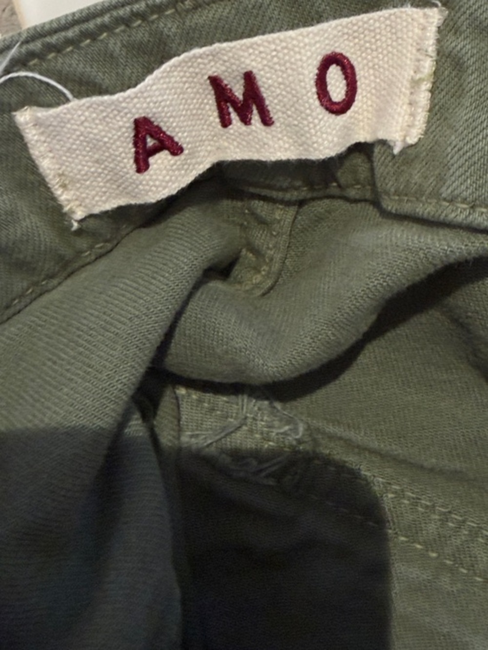 AMO Women’s  Olive Cargo Trousers
